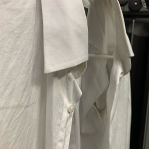 Gap Plain White Dress Shirt